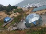 Luxurious Aluminum Frame Ball Glass Dome Tent Star Canopy 3 Meters