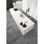 Polished Man Made Quartz Countertop Bathroom Vanity High Durability