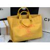 Buy cheap Yellow Beach Denim Luxury Canvas Bag For Travel Shopping from wholesalers