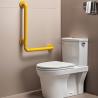 Buy cheap Wall Mounted L Shape Bathroom Hand Rails 304 Stainless Steel Toilet Assist Bars from wholesalers