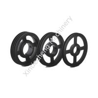 Buy cheap Customized Cast Iron Timing Belt Pulley V Belt Pulleys For Taper Bushes product