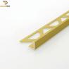 Buy cheap Black / Silver Metal L Trim Metal Tile Trims 8mm×2300mm from wholesalers