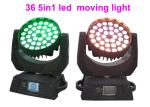DMX RGBW 36 x 10w LED Moving Head Light For Concert / Theatre Stage Lighting