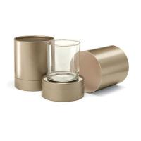 Buy cheap Elegant air - proof gold stamping Paper Tube Packaging Box For Cap / Mug product