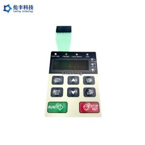 Buy cheap Black LCD Window Tactile LED Membrane Switch Matte Look from wholesalers