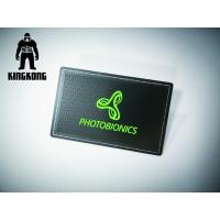 Buy cheap Luxury Stainless Steel Matte Black Background Metal Business Member Card 85x54mm product