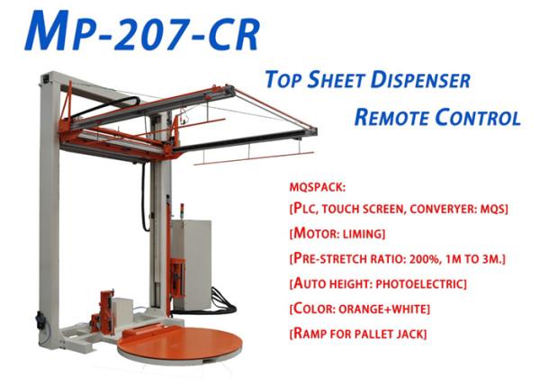 Buy cheap Carriage Speed Vairable Semi Automatic Stretch Wrapper Dual Chain Structure Column from wholesalers
