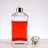 Buy cheap Transparent Empty Glass Liquor Bottle for Custom Design Rectangular Gin Whiskey Rum from wholesalers