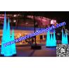 Buy cheap 2m Lighting Inflatable Stages Decoration / Inflatable Cone For Wedding Backdrops from wholesalers