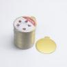 Buy cheap Round Dessert Display Tray Mini Gold Paper Cake Plates from wholesalers
