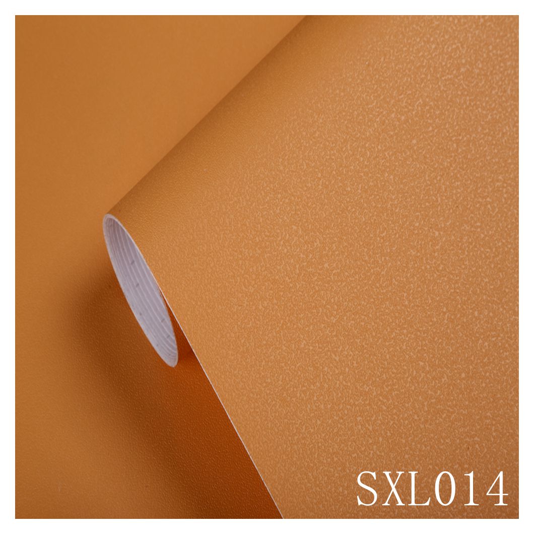 Self-adhesive Waterproof Solid Color Refurbished Stickers Decoration Wall Sticker in Orange Color Affordable and Durable