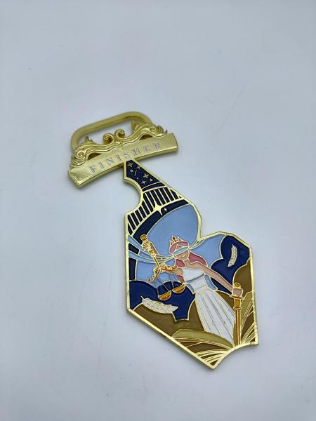 Buy cheap Horoscopes Custom Sports Medals , Die Casting Constellation Triathlon Medal Hanger from wholesalers