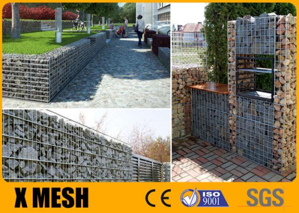 Buy cheap Square Hole Welded Gabion Wire Mesh Baskets Galvanized Steel 2x1x1m Retaining Wall from wholesalers