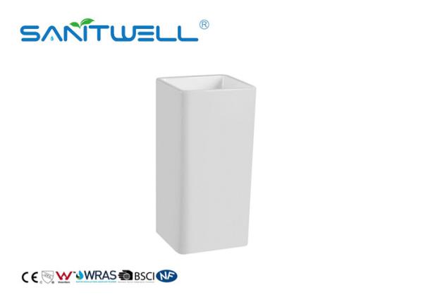 Buy cheap Fashionable SP-004 Modern Pedestal Sink / Vanity Pedestal Basin Ceramic Material from wholesalers