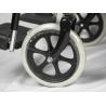 Buy cheap Powder Coating Folding Steel Wheelchair With Solid Wheel from wholesalers