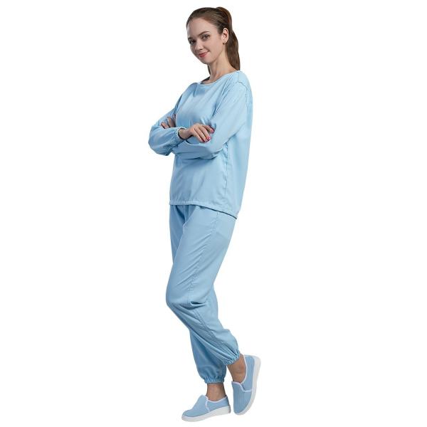 Buy cheap Laboratory Medical ESD Anti Static Garments Turndown Collar Coat from wholesalers