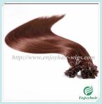 Nail U-Tip Hair 10"-28" 100s/pack 33# color Straight Human Hair Brazilian hair