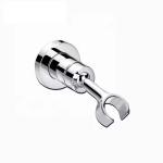 Adjustable 360° 3-hole fixed shower head stand for modern chrome showers