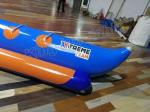 Single Tube Inflatable Pontoon Boats Fly Fishing Boats For 7 Persons Entertainme