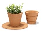 OEM FDA Reusable Cork Plant Pots Holder Flower Succulents Biodegradable