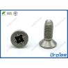 Buy cheap Pozi Drive Flat Head Thread Forming Screws Trilobuar Thread Stainless 410/304-316 from wholesalers