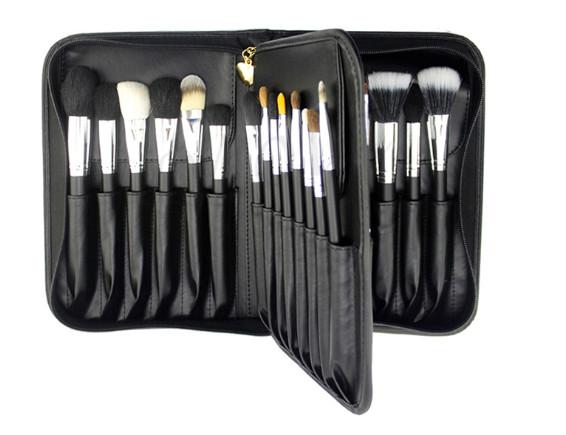 Buy cheap ODM Eco Friendly Black Cosmetic Makeup Brush Set Wooden Handle from wholesalers