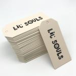 200gsm CDR Custom Shaped Labels , 150gsm Blank Hang Tags Kraft Paper Clothes