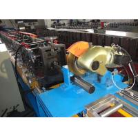 Buy cheap Downspout Downpipe Roll Forming Machine / Steel Pipe Manufacturing Machine product