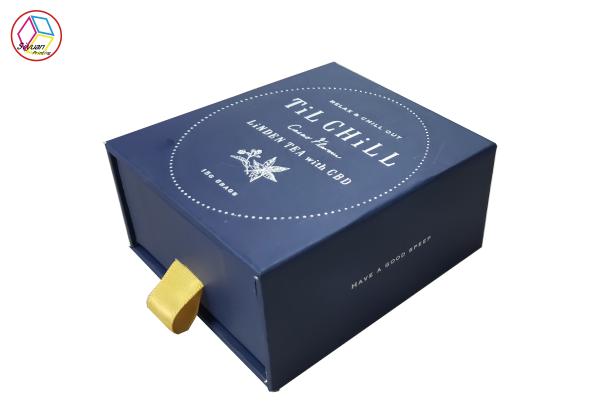 Buy cheap Recyclable Handmade Craft Paper Gift Box With Ribbon Decoration from wholesalers