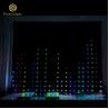 Buy cheap LED Double Decker Fireproof Velvet Vision Curtain for Bar Event Night Club Stage Backdrop Cloth from wholesalers