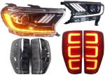 Yellow Turn Signal LED Head Lamp Assy and Tail Lamp Assy for Ford Ranger T7 2015