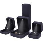 Newest Custom Logo LED Jewelry Display Box for Rings Necklaces Bracelets and