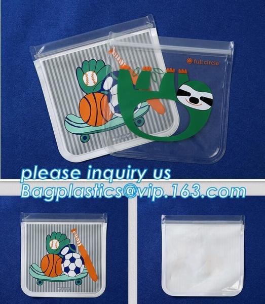 Buy cheap Reusable Silicone Food Fresh vegetable Seal packing Bag with Zip lockk Heat Resistant Food Storage Bag, bagplastics, bages from wholesalers