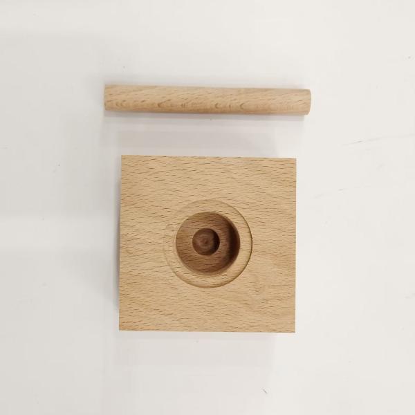Professional Square Aromatherapy Bamboo Jar Lid with Wooden Stick for Scent