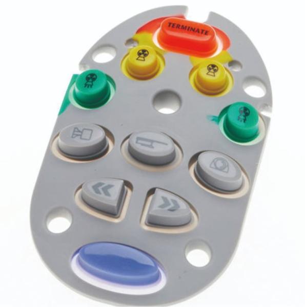 Buy cheap 50 Shore A pantone Silicone Switch Buttons For Medical Equipment from wholesalers