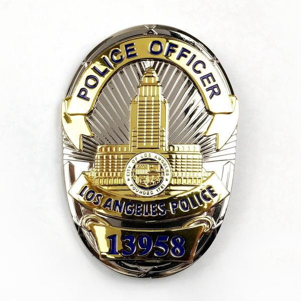 Buy cheap Engraved Metal Enamel Custom Police Badges Single Side / Double Side from wholesalers