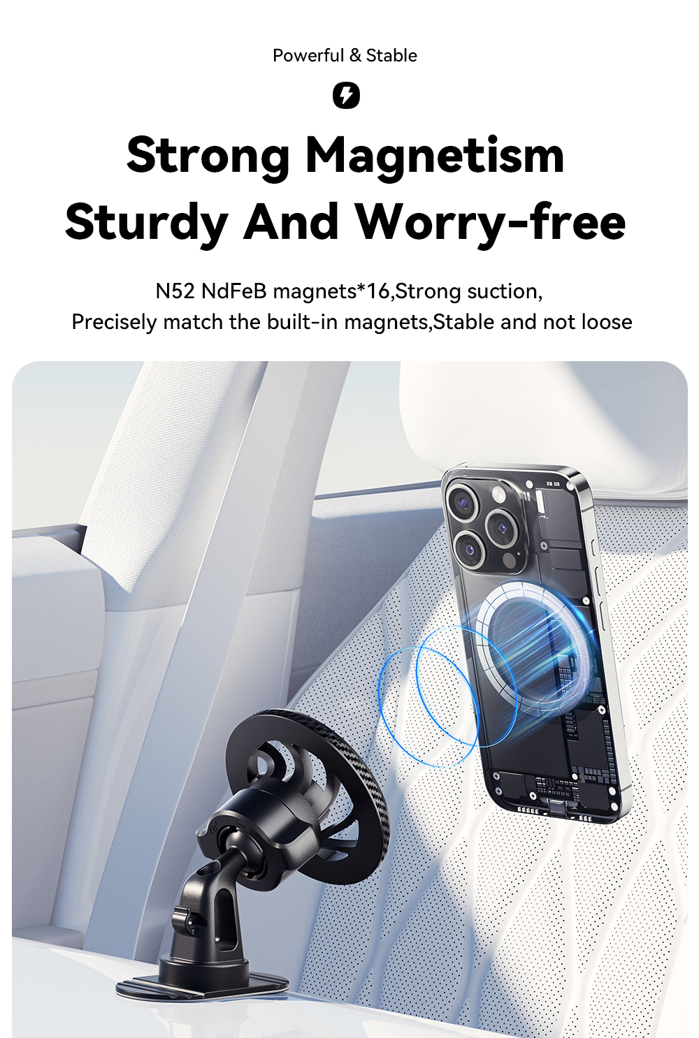 ESSAGER ES-ZJ24 Series Magnetic Car Phone Mount Holder