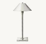 Metal Slope Shade Adjustable Height Wall Mounted Bedside Table With Light