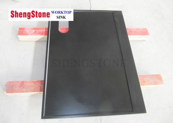 Buy cheap Black High Temp Fume Hood Parts Chemical Resistant Epoxy Worksurfaces from wholesalers