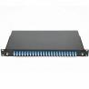 Buy cheap 19 Inch Structure Wall Mounted 24 Port LC Duplex Adapters Fiber Optic Terminal Box from wholesalers