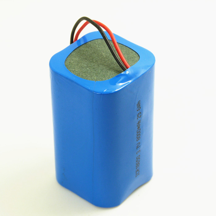Portable 18650 Lithium Ion Battery Pack , 3.7 Volt Rechargeable Lithium Ion Battery