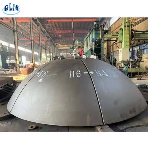 Buy cheap Sa516 Gr70 100mm Hemispherical Tank Heads ASME Stainless Steel Dished from wholesalers