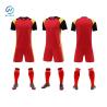 Buy cheap Custom Logo Children Size Soccer Jersey Set In Blue Yellow For Maximum Wear Comfort from wholesalers