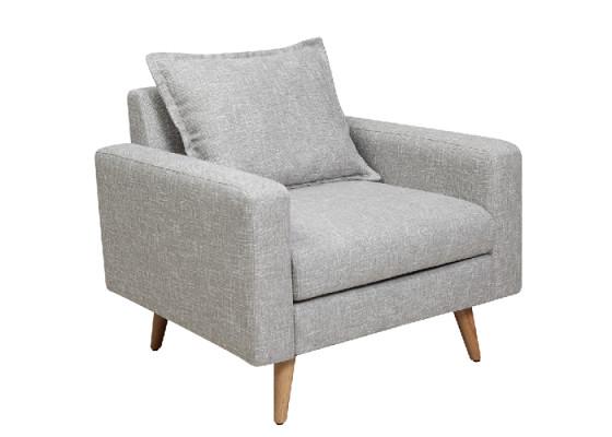 Buy cheap Easy Clean Modern Linen Sofa / Living Room Sofa Sets With Simple Design from wholesalers