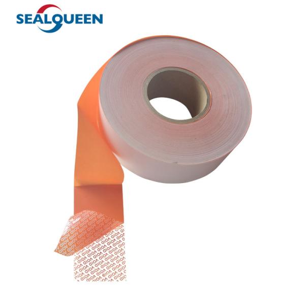 Buy cheap Printable PET Security Seal Label Tamper Evident Warranty Material Roll from wholesalers