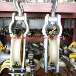 Electric Cable Pulley Nylon Aluminum Sheave Cable Roller Conductor Stringing