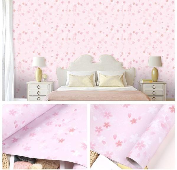 Buy cheap Pink Bedroom Self Adhesive Floral Wallpaper Soundproof Botanical Peel And Stick Wallpaper from wholesalers