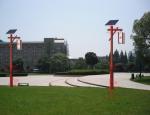 solar panel lighting pole