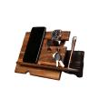 Buy cheap Wooden Phone Docking Station Bedside Nightstand Organizer for Phone Wallet Watch Glasses from wholesalers