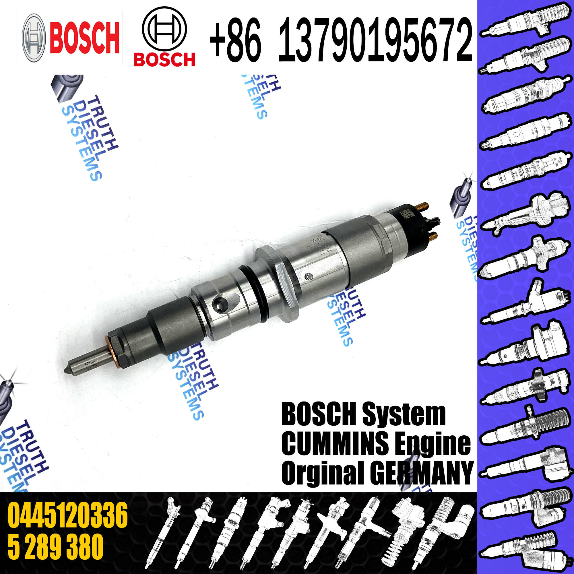 High quality engine fuel injector clamp 5259180 4935686, works with fuel injector 5289380 0445120336